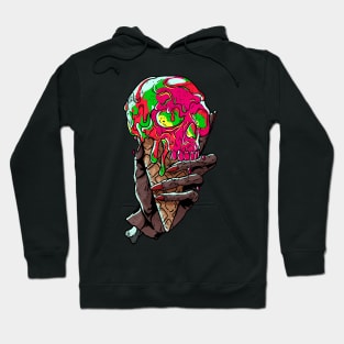 Skeletal Scoop Hoodie